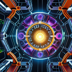 A visually stunning, futuristic representation of quantum computing's transformative power, highlighting its positive impact on various sectors. Intricate, glowing quantum circuits with entangled qubits should flow seamlessly into visuals of rapid drug discovery (e.g., molecular simulations), the design of innovative materials, optimized financial markets, and advanced AI problem-solving. The scene should exude a sense of wonder, breakthrough, and progress, subtly incorporating elements that evoke Malaysia's readiness and participation in this global technological revolution. High-resolution, vibrant, sci-fi aesthetic.